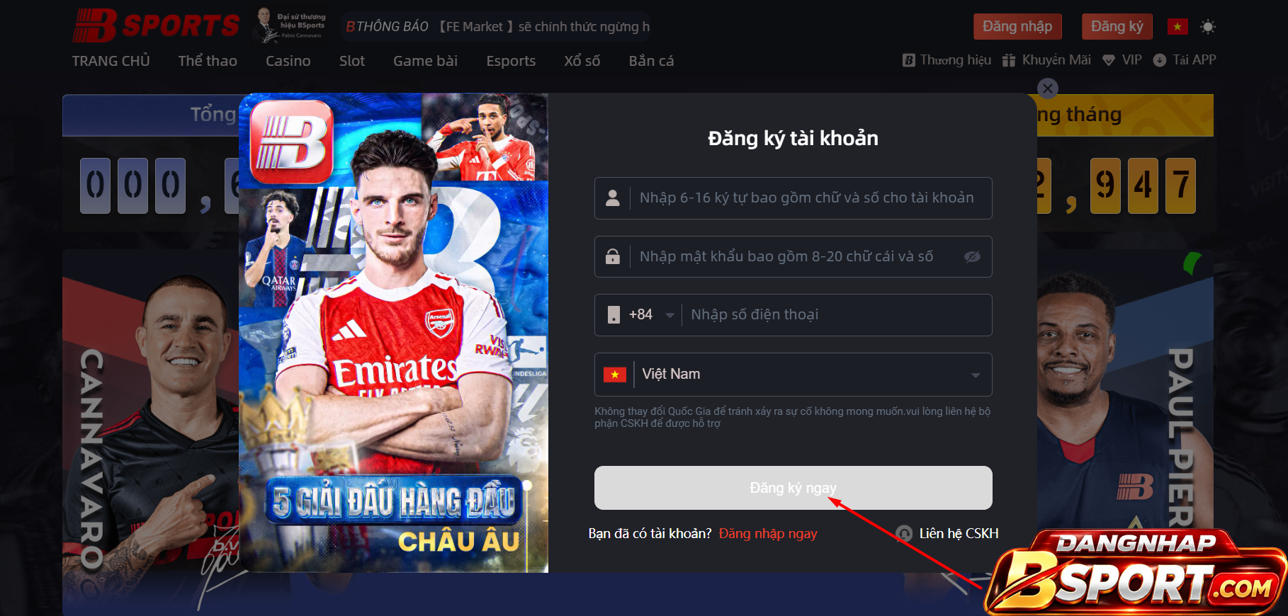 Giải đáp những thắc mắc liên quan đến việc tạo tài khoản Bsport